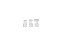 Preview: Adhesive adapter - adhesive pads - white - different sizes