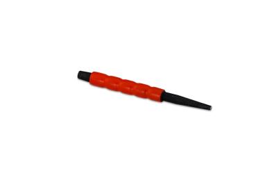 Beulenstemmer - Stahl - 125 mm lang - Spitz - rot - gummiert