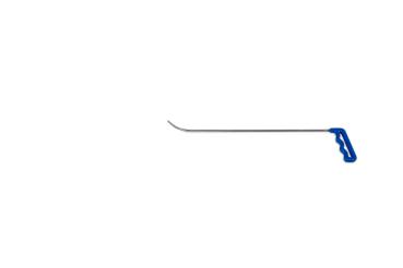 Richthaken L - ∅ 5 mm - 440 mm - blau gummiert