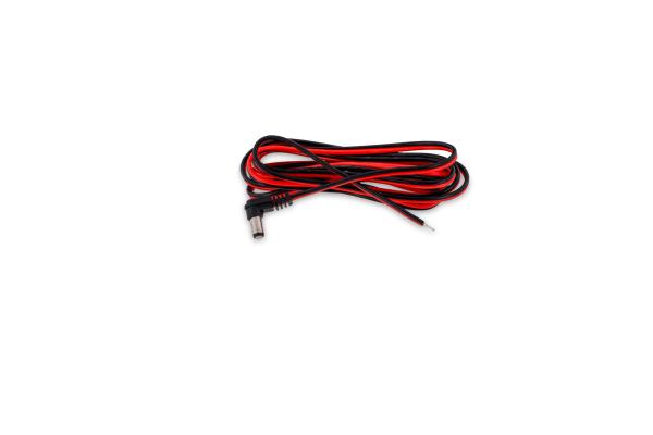 Cable with angled plug - red black