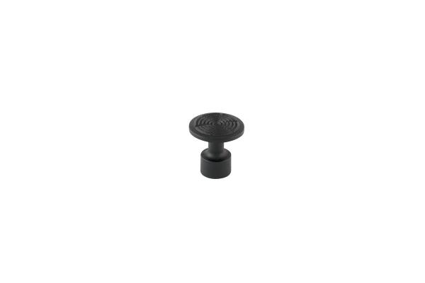 Klebeadapter - Klebepad - ∅ 22 mm - schwarz - gerillte Struktur