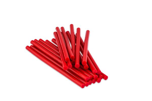 Schmelzkleber - rot - lang - 0,5 kg - für Klebetechnik