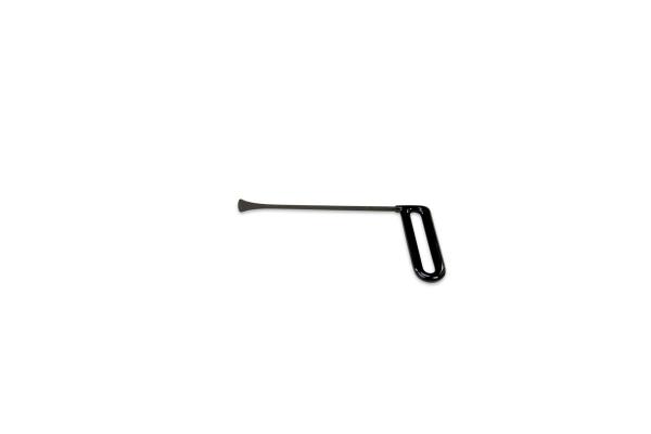 Whale tail lever - side panel hook - 254 mm length - high-strenth steel